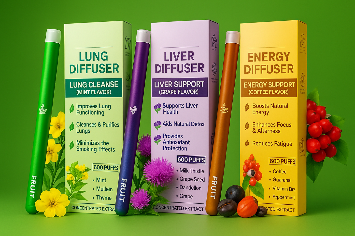 PURI™ – Natural Wellness Diffuser Bundle